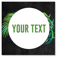 Easter Palm Crown Your Text 