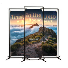 Mountain Path Proverbs 3:5-6 Triptych 