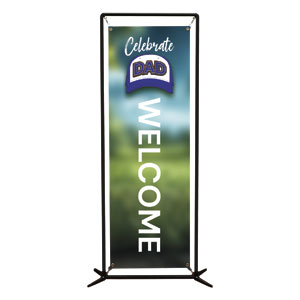 Father's Day Hat 2' x 6' Banner