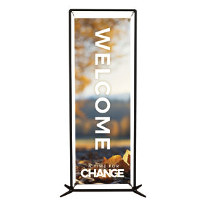 Time For Change 2' x 6' Banner