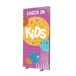 Confetti Kids Check In Silicone Edge Banners