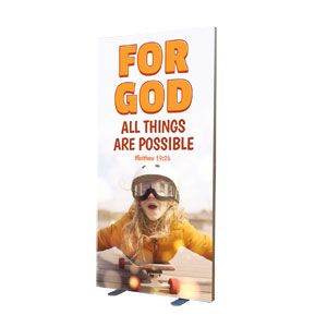 Kids All Things Are Possible Silicone Edge Banners