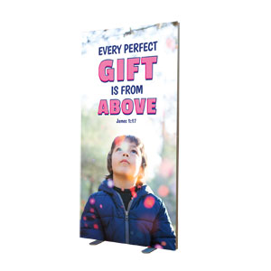 Kids Perfect Gift From Above Silicone Edge Banners