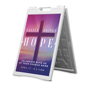 Easter Hope Sunrise 2' x 3' Street Sign Banners