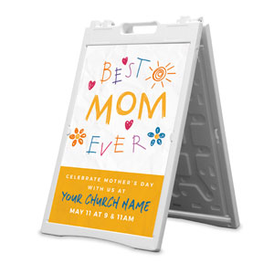 Best Mom Ever 2' x 3' Street Sign Banners