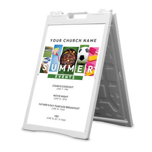 Summer Icon Events 2' x 3' Street Sign Banners