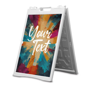 Color Tiles Your Text 2' x 3' Street Sign Banners