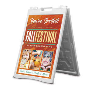 Fall Festival Events 2' x 3' Street Sign Banners
