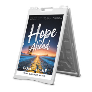 Hope Is Ahead 2' x 3' Street Sign Banners
