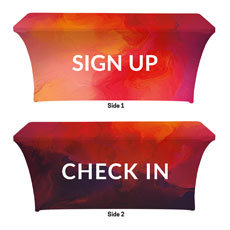 Vibrant Paint Sign Up Check In 