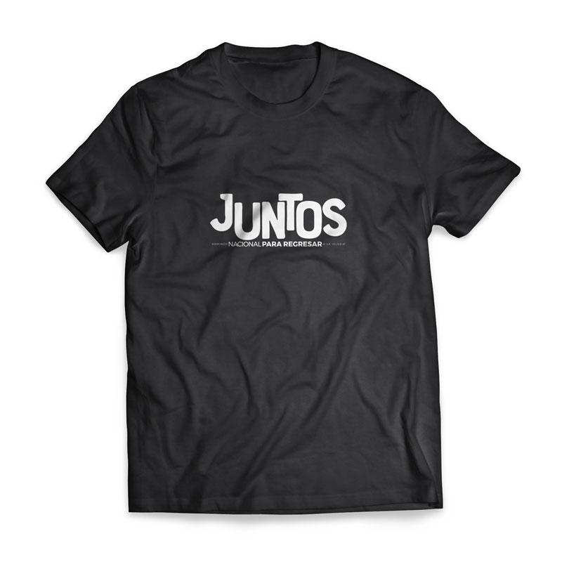 T-Shirts, Back to Church Sunday, BTCS Together Spanish - Large, Large (Unisex)