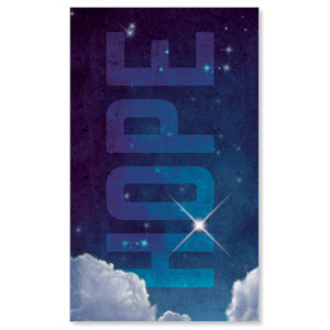 Hope Clouds 3 x 5 Vinyl Banner