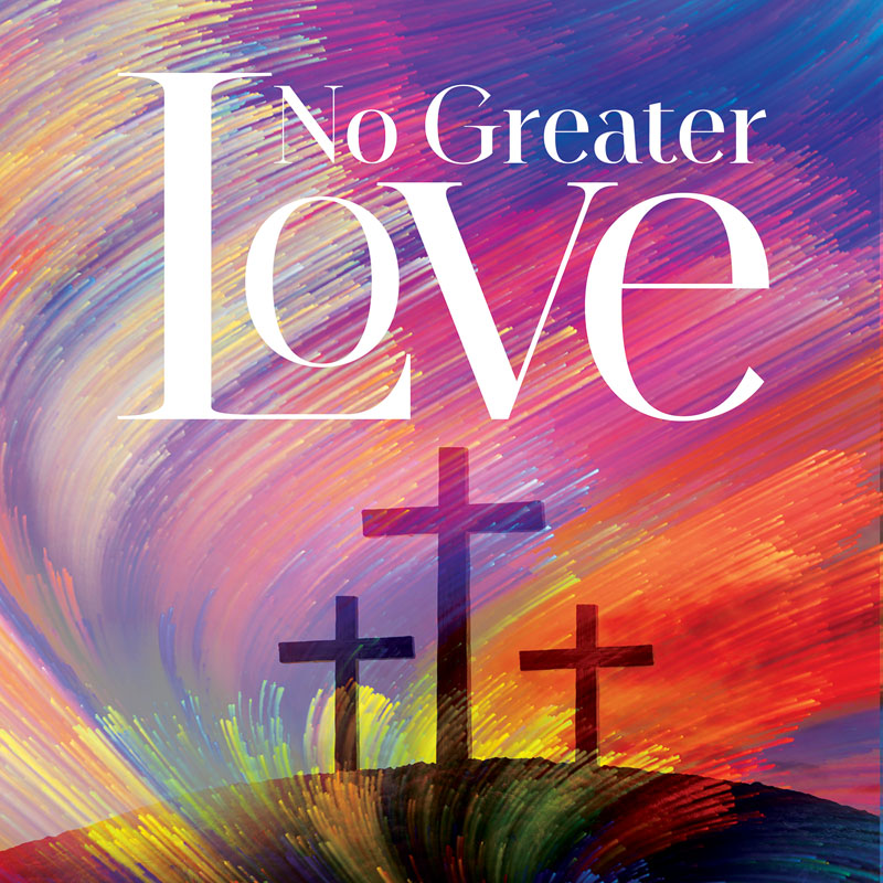 Banners, Easter, No Greater Love, 3' x 3'