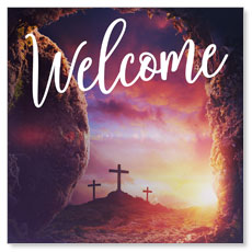 Dramatic Tomb Easter Welcome 