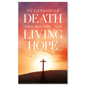 Living Hope Sunrise 3 x 5 Vinyl Banner