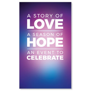 Story of Love 3 x 5 Vinyl Banner