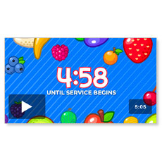 Fruity Fun: Kids Countdown 