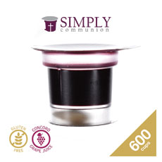 Gluten Free Simply Communion Cups - Pack of 600 - Ships free 