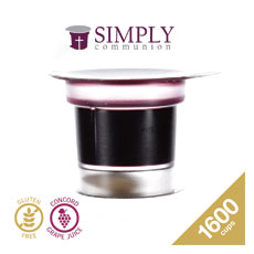 Gluten Free Simply Communion Cups - Pack of 1,600 - Ships free 