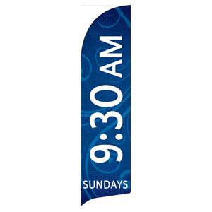 Flourish 930 AM Flag Banner