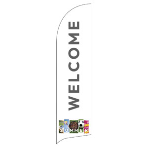 Summer Icon Events Flag Banner
