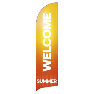 Summer See What's Happening Flag Banner