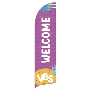 Confetti Kids VBS Flag Banner