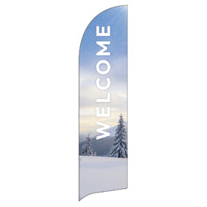 Hope of Christmas Trees Flag Banner