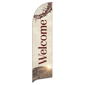 Death To Life Crown Flag Banner