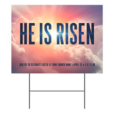 He Is Risen Bold 