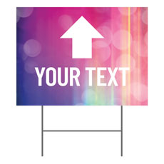 Colorful Lights Your Text Arrow 