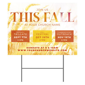 This Fall 18"x24" YardSigns