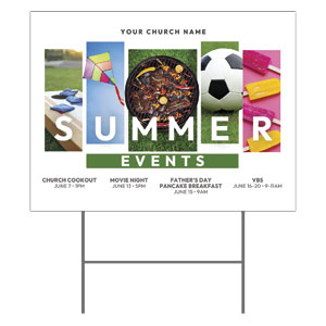Summer Icon Events 18"x24" YardSigns