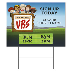 Adventure Kids VBS 18"x24" YardSigns