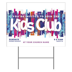 Kids Club 18"x24" YardSigns