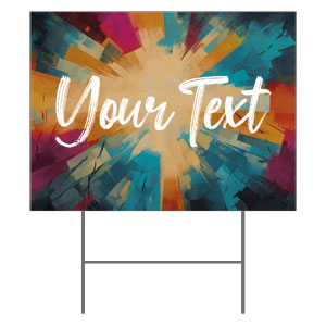 Color Tiles Your Text 18"x24" YardSigns